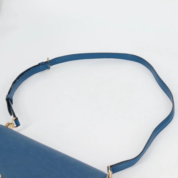 LOUIS VUITTON Epi Grenel Shoulder Bag Blue M52362 LV Auth yk19396 - Picture 7 of 16